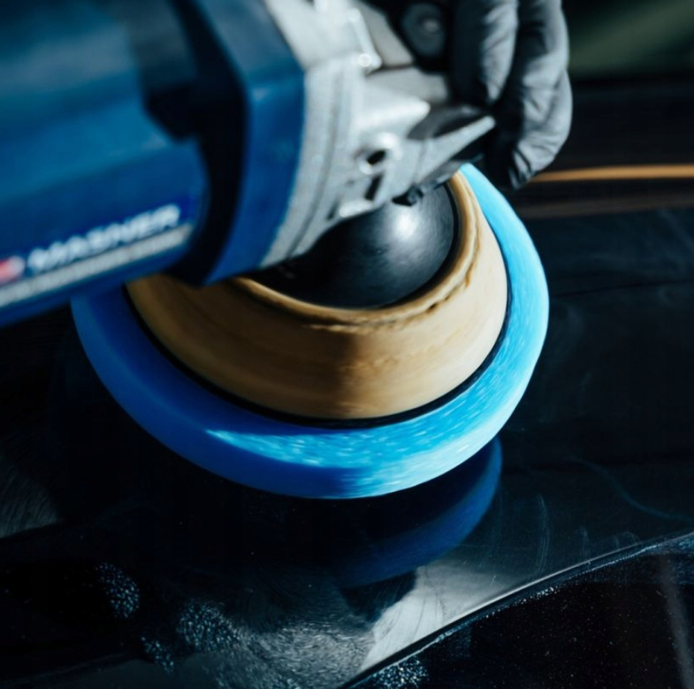 ПОЛИРОВАЛЬНАЯ ГУБКА К2 DURAFLEX ГОЛУБАЯ 150 MM