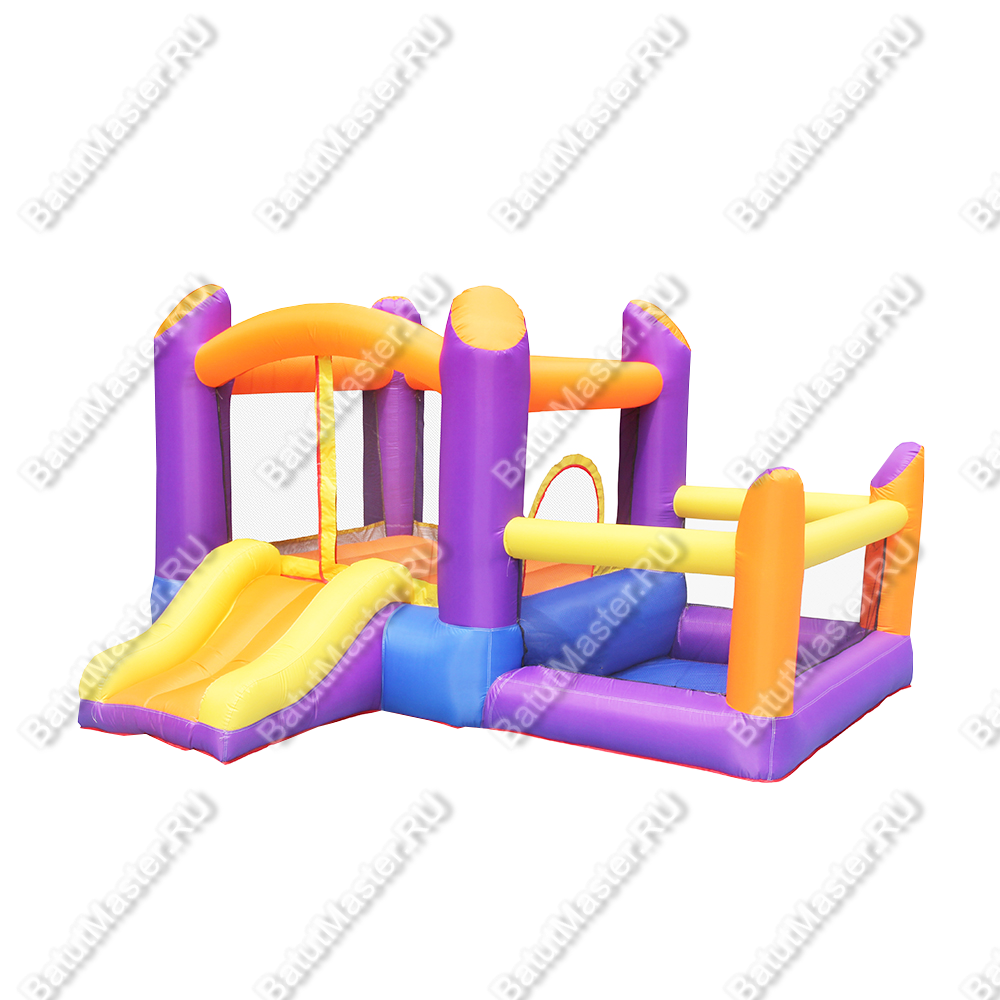 Батут для дачи "Яркое приключение" 3*2,7*1,7 м