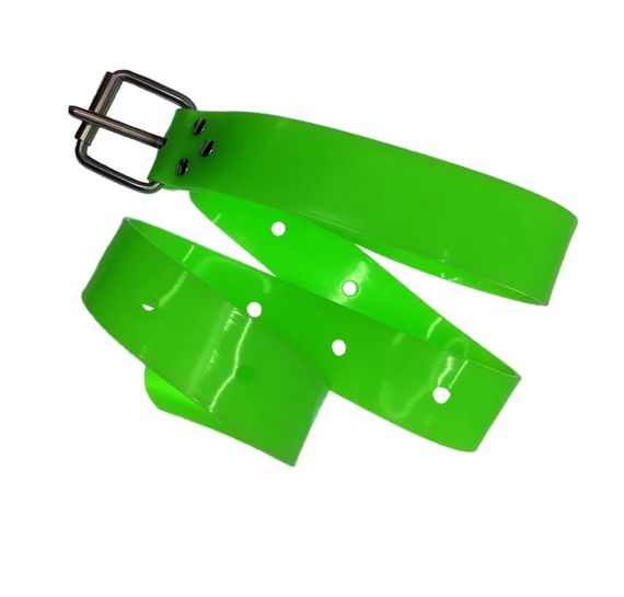 Пояс грузовой силиконовый ДайвМир зеленый светящийся