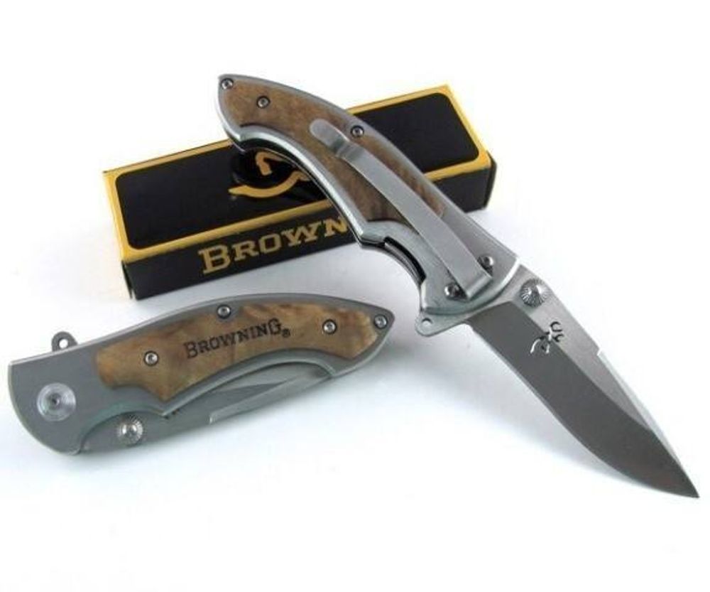 Нож складной Browning 338 Wood