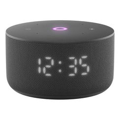 Умная колонка Яндекс Станция Мини 3 с часами с Алисой на YaGPT, черный, 12Вт