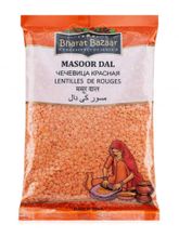 Bharat Bazaar Masoor Dal Чечевица красная дробл 500 г 2 шт