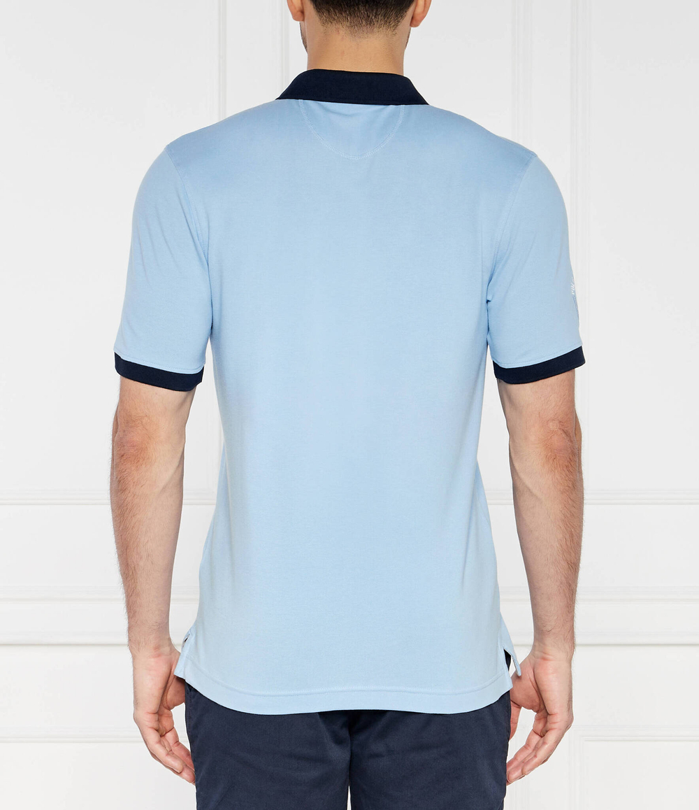 Поло La Martina - голубой(YMP305 PK001)