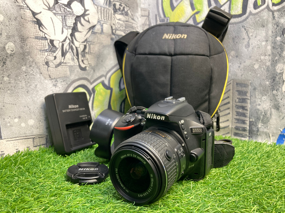 Nikon D5500 kit 18-55mm (19.500 кадров)