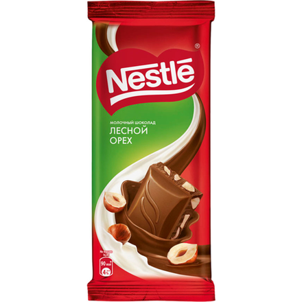 Шоколад молочный Nestle Лесной орех 82 гр