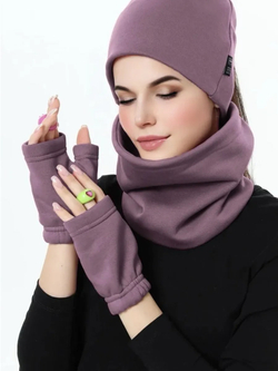 Снуд унисекс из футера с начесом