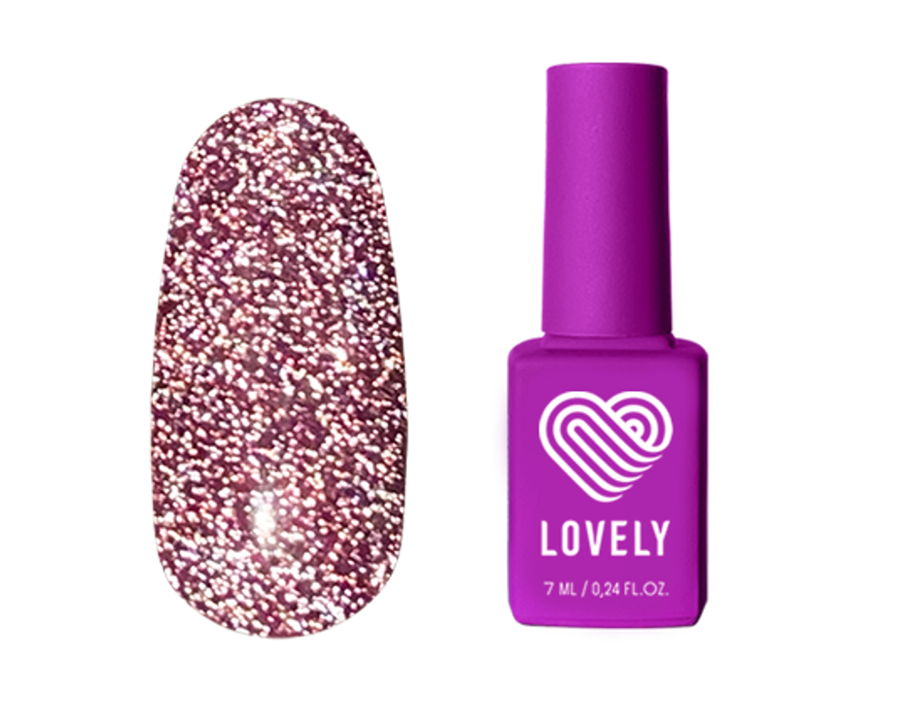 Гель-лак Lovely, коллекция Diamond Nude 05, 7 ml