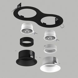 Встраиваемый светильник Lightstar Domino D6270607WBMOD