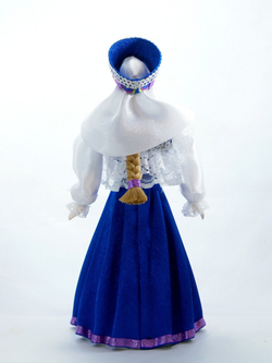 Кукла коллекционная в Свадебном женском костюме.