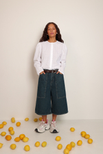 Бермуды из денима