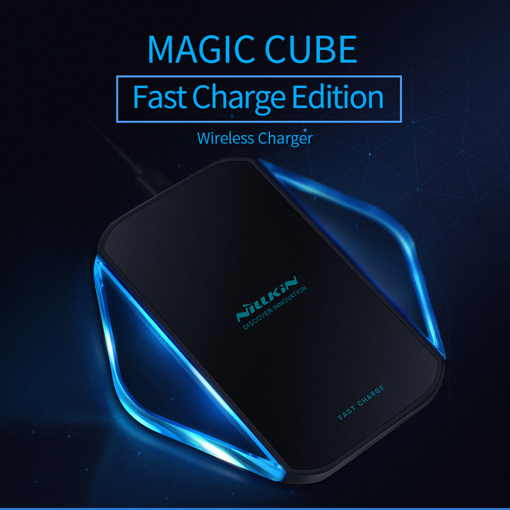 Беспроводное зарядное устройство с поддержкой быстрой зарядки от Nillkin, Magic cube wireless charger (Fast Charge Edition)