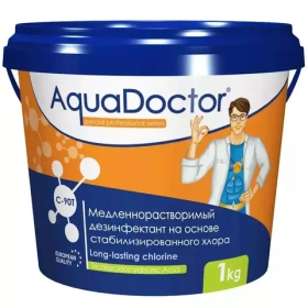 AquaDoctor C-90T - Таблетки для бассейна хлорные по 200гр - 1кг