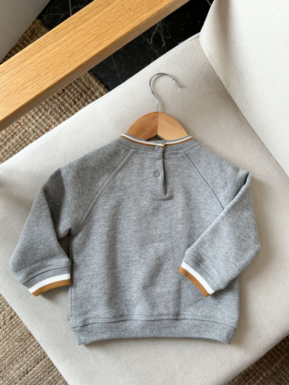 Утепленный хлопковый свитшот, 80