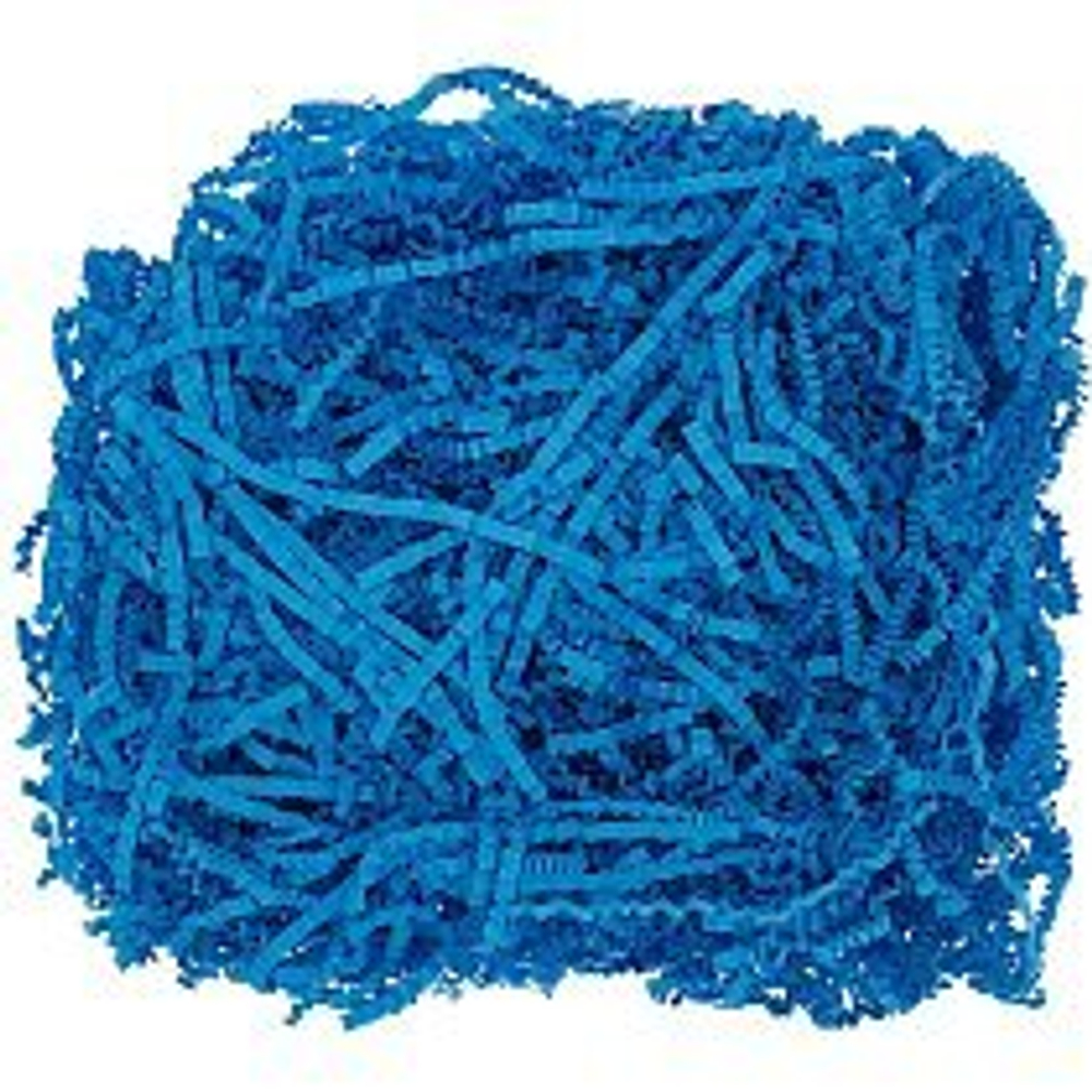 Наполнитель бумажный 50 г, 3 мм, синий