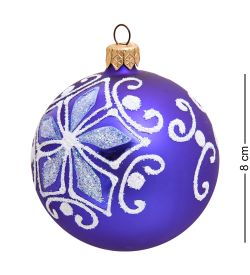 Элита НФШ-1159/1 Ел. украшение Шар «Зимний романс» 80 мм