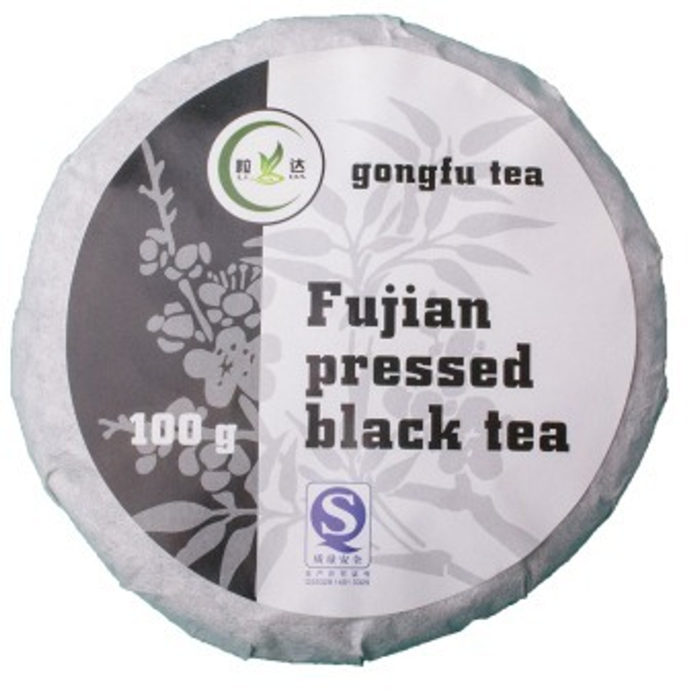 0940к Чай прессованный красный "ЛиДа, Фуцзяньский красный" мини бин, 100гр