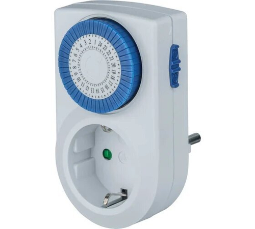 Таймер розеточный электромеханический Навигатор NTR-A-S01-WH