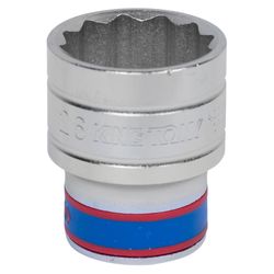 KING TONY (433026M) Головка торцевая стандартная двенадцатигранная 1/2", 26 мм