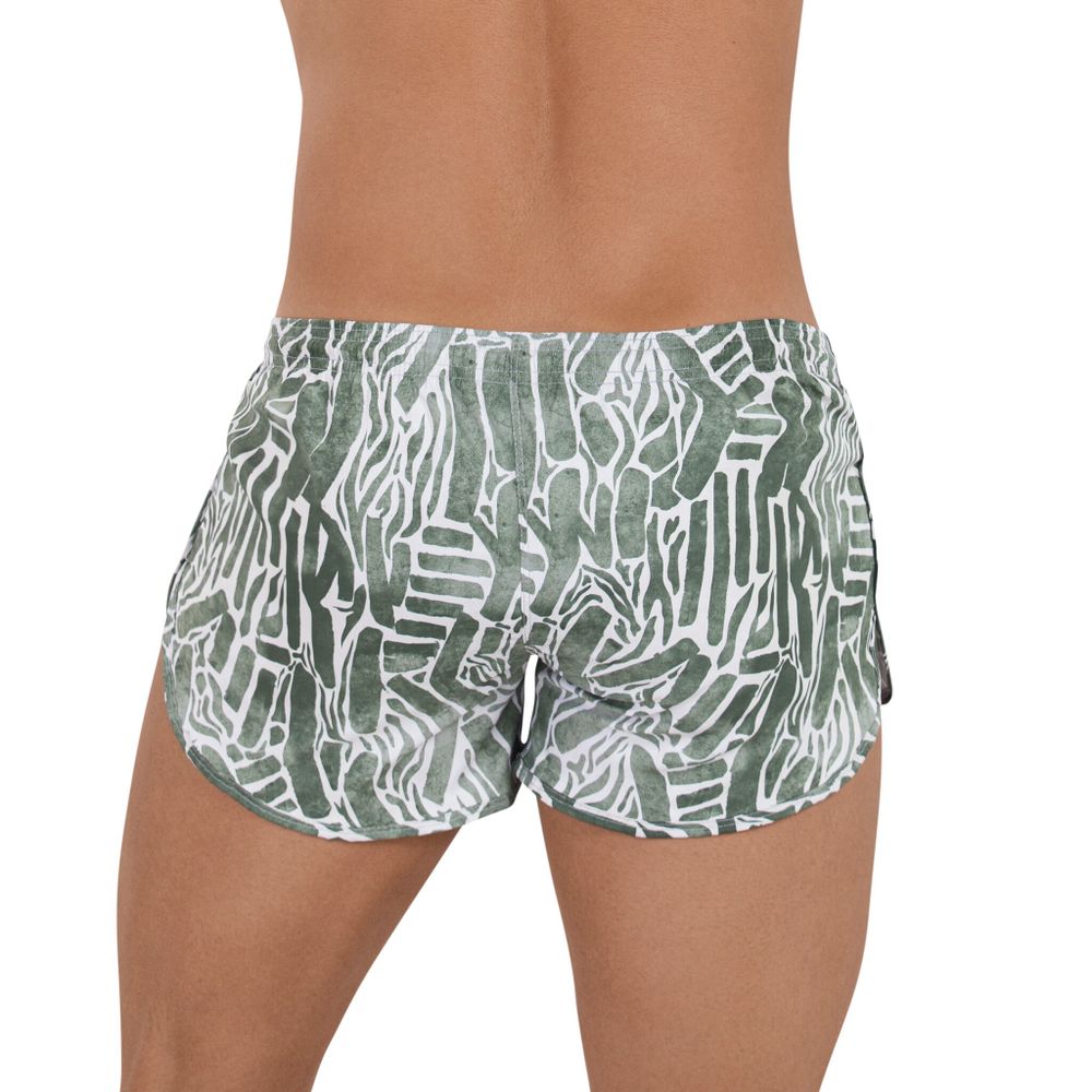 Мужские шорты с принтом цвета хаки Clever WIZARD ATLETA SHORT 116210