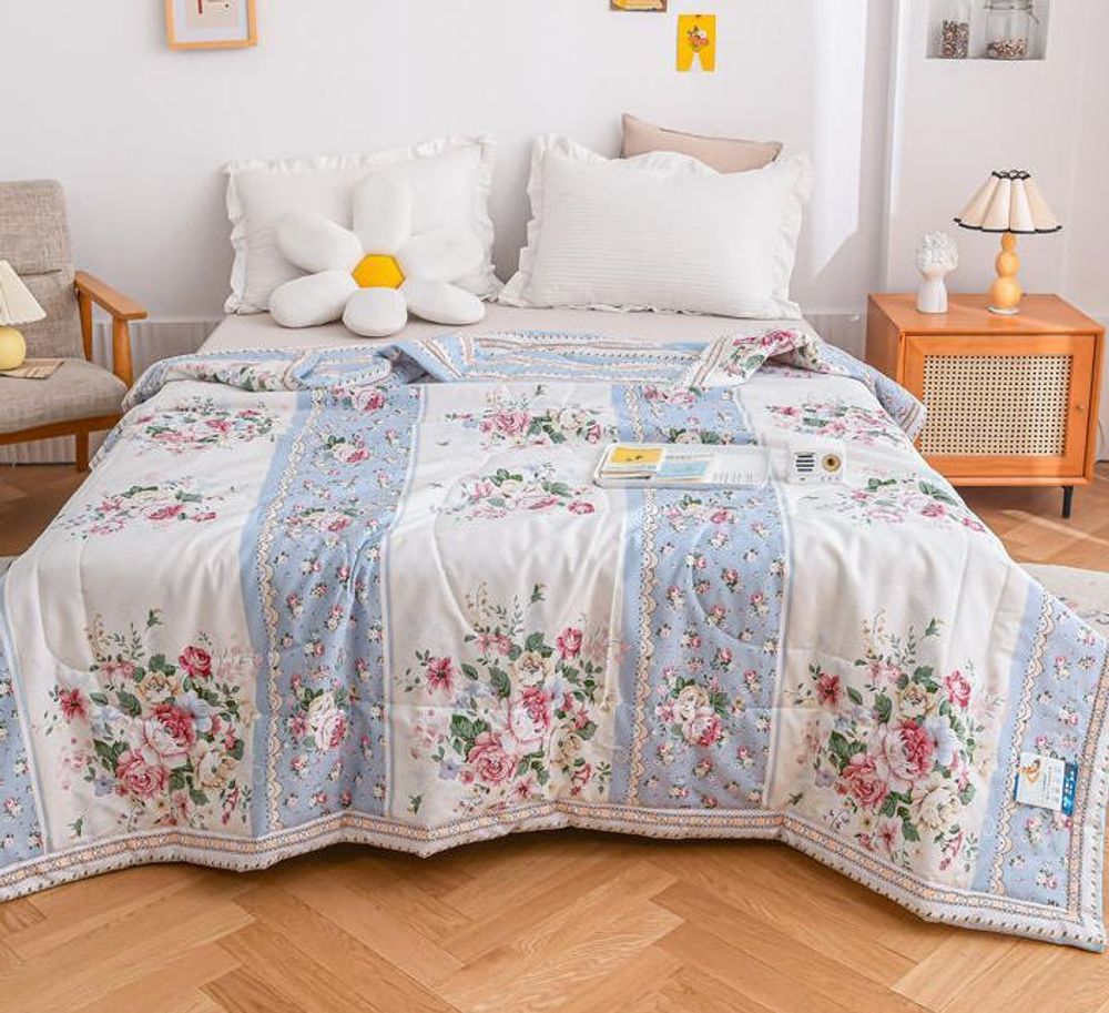 ZEPHYR HOME Одеяло лето 200х230 двуспалка розы