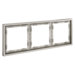 Рамка пластиковая VOLTUM S70 на 3 поста, (кашемир)