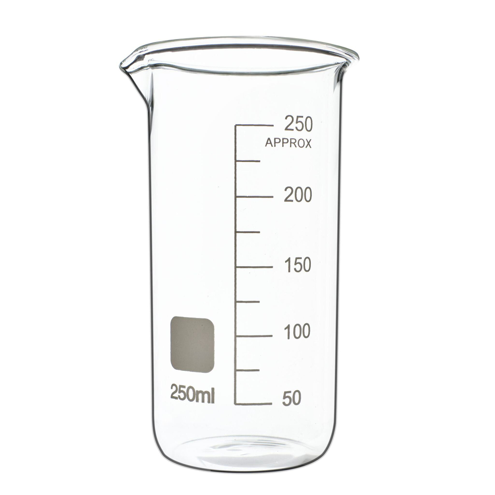 Стакан лабораторный высокий, 250 мл