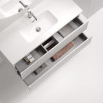 Тумба подвесная SANCOS Snob R 995х390х500, c двумя ящиками оснащенными доводчиками, Bianco, арт.SNR100/39W