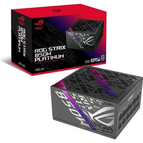 Блок питания ASUS 850W ROG-STRIX-850P-GAMING, модульный, 16 Pin PCIe 5.0, 80 PLUS Platinum (90YE00W2-B0NA00)