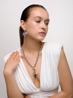 Колье "Elongate pin" Bicolor