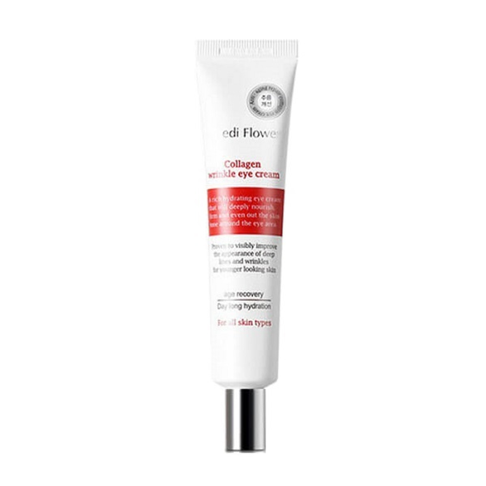 Крем для кожи вокруг глаз с коллагеном витализирующий Medi Flower Collagen Refining Wrinkle Eye Cream 40мл