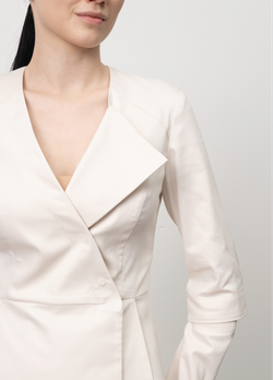 Медицинский жакет с двойным рукавом