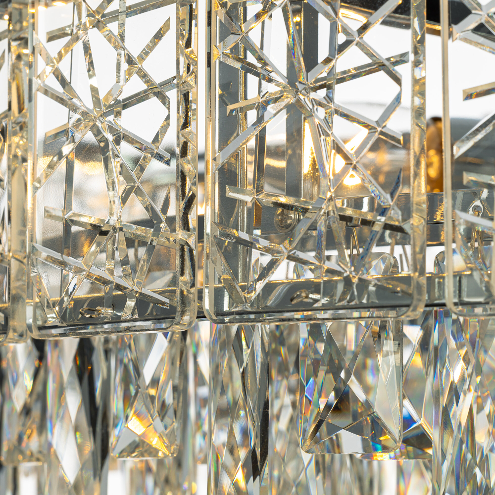 Citilux SAGRADA CL317261 Люстра хрустальная подвесная Хром