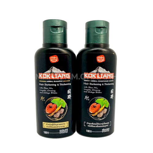 Шампунь Kokliang Hair Darkening & Thickening для темных волос 100 мл