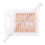 Наконечник М6х25х0.8 прямой (140.0059/MD0008-08, пр-во FoxWeld/КНР)