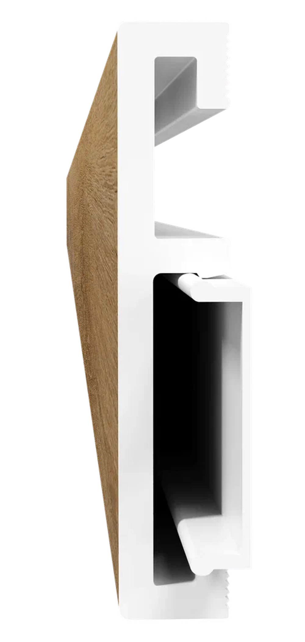 Напольный плинтус ПВХ Foresta Grace Дуб Домм FG 002 2000х70х13 мм