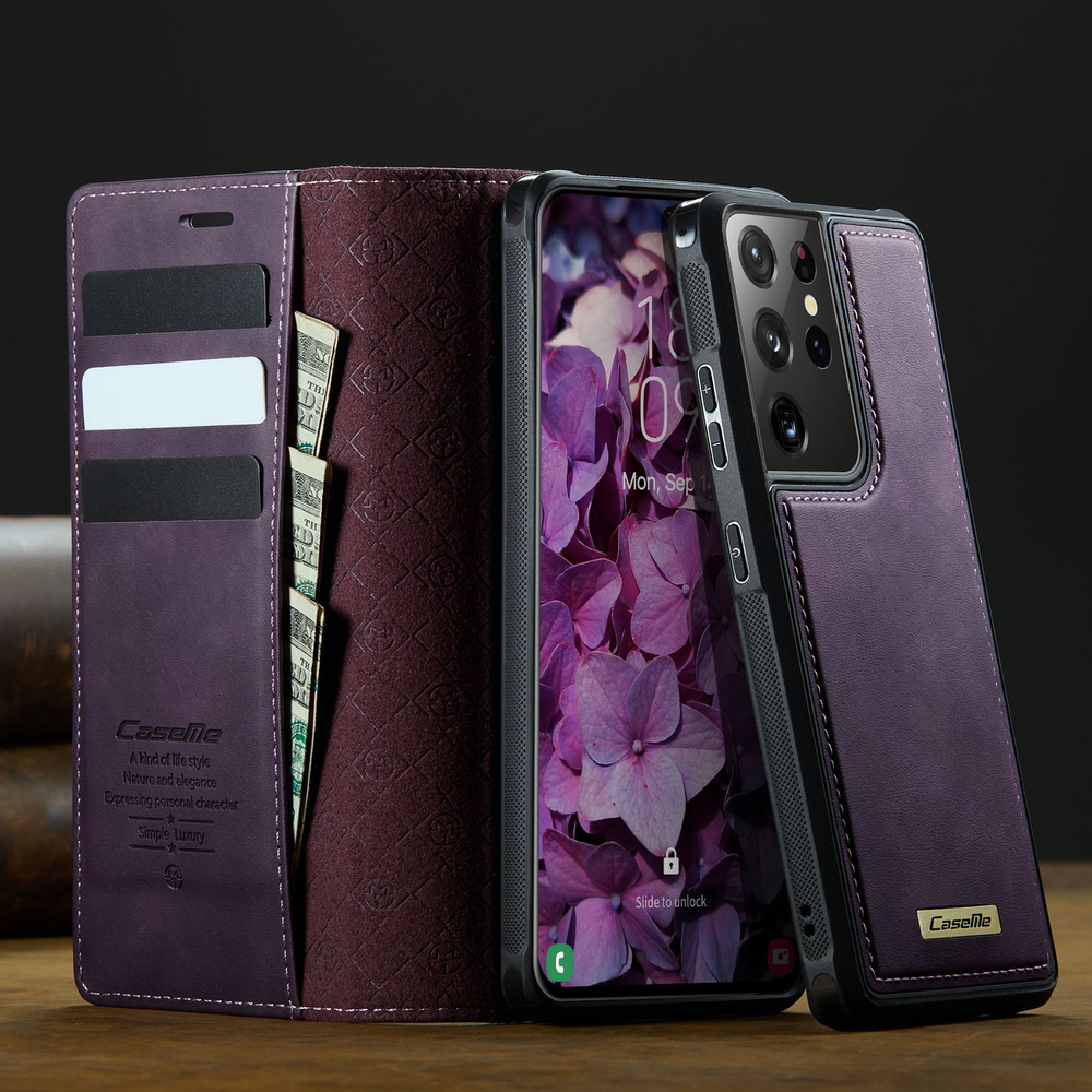 Чехол-кошелек CaseMe 2 in 1 MagSafe Samsung Galaxy S21 Ultra