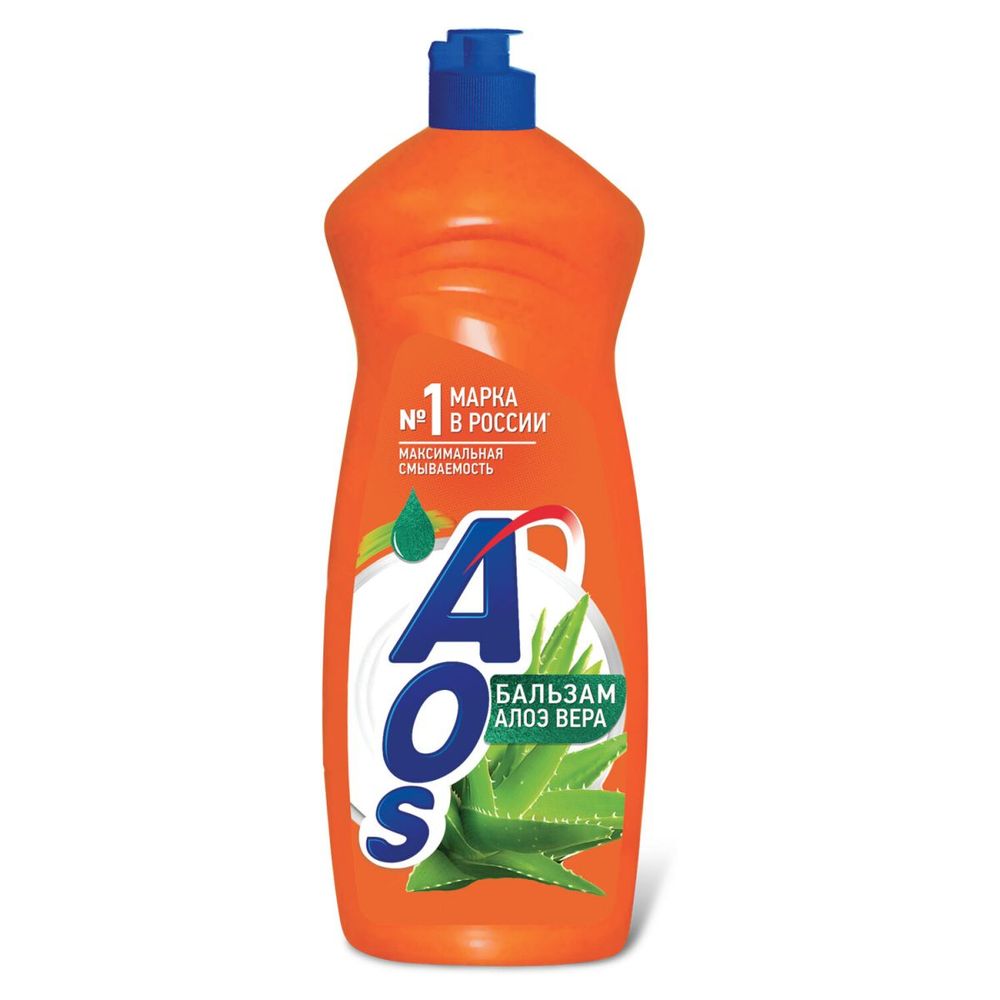 Средство для мытья посуды "АОС" Алоэ Вера 900г