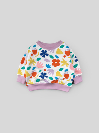 Свитшот оверсайз (matisse + lavender)