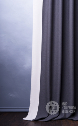 Комплект штор блекаут: МУВВИ (арт. BL01-238-01)  - (170х270)х2 см.  - (Возможна высота 250 см.) - серые