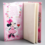 1903132 Фотоальбом на 300 фото в твёрдой обложке "Самая лучшая доченька", Минни Маус