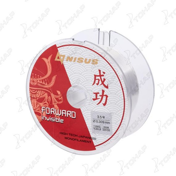 Леска FORWARD Invisible 0,309mm/300m Nylon Transparent (N-FI-0309-300) Nisus