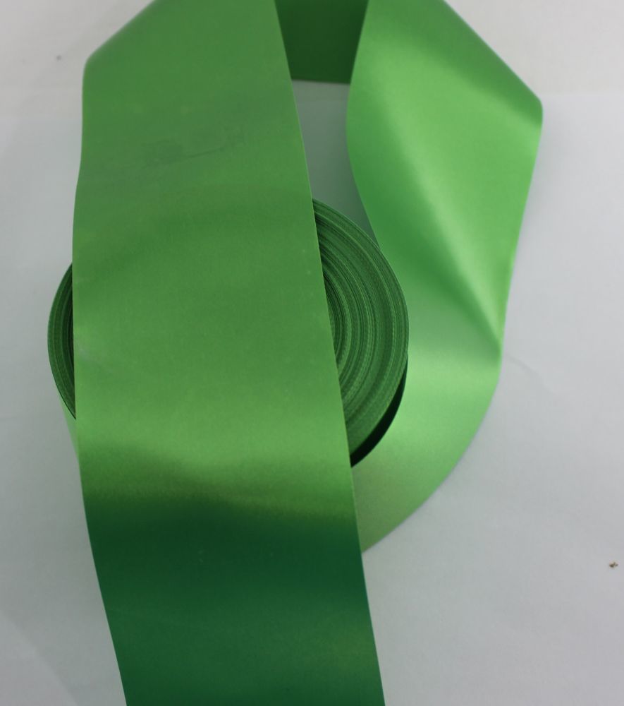 `Лента САТИН, ширина 65 мм, цвет зеленый