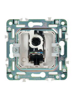 Розетка компьютерная RJ45 кат.5E SKANDY SK-K01Bl черн. IEK SK-K10-1-K02