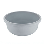 Таз круглый 6,5л серый шторм
