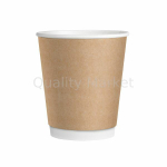 Стакан бумажный 250мл "Крафт" двухслойный  ( 20шт /20уп / 400шт )