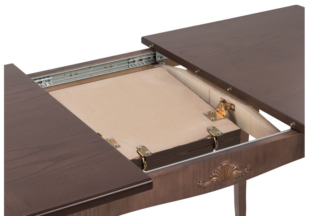 Деревянный стол Алейо 120(155)x79х75 орех