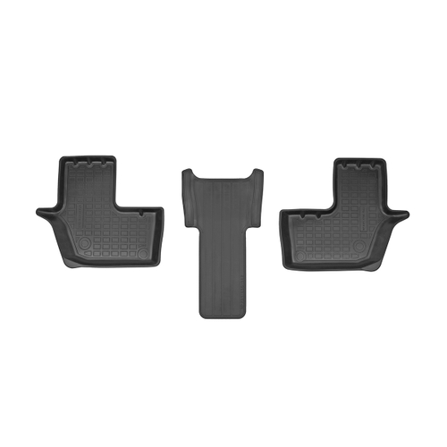 Ковры в салон Norplast/Unidec для Mercedes-Benz GLS II в кузове X167 (2019-), Черный, 3 ряд, арт.NPA01-C56-542