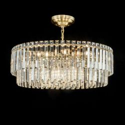 Citilux Фонда CL303223 Люстра хрустальная подвесная Бронза