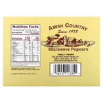 Amish Country Popcorn, попкорн для микроволновой печи, сладко-солёный вкус, 3 пакетика по 99 г (3,5 унции)
