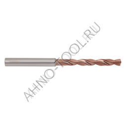 Сверло  4.9мм  твердосплавное 5D без подвода СОЖ. SP-X800050490 VHM AHNO по стали, чугуну, нерж. и ж